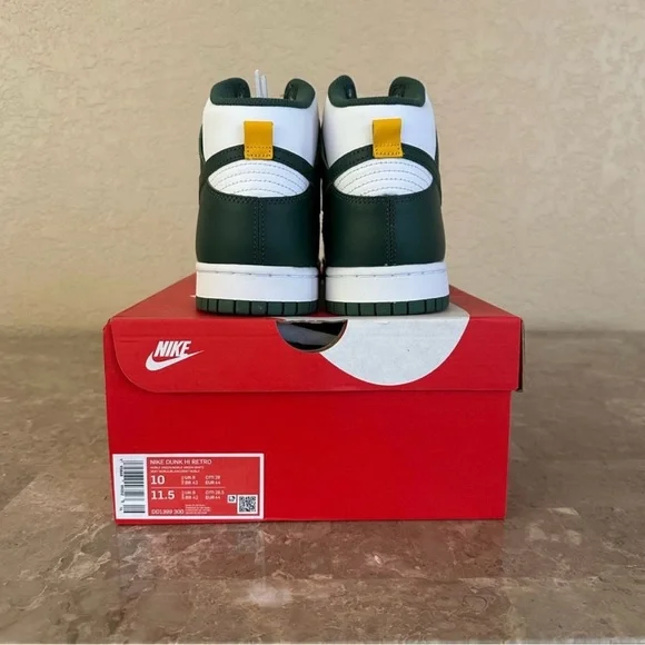 Nike Dunk High Australia Noble Green White Gold DD1399-300 - Picture 12 of 16